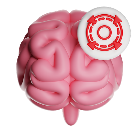 Mind Goal  3D Icon