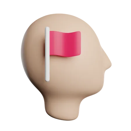 Mind Goal  3D Icon