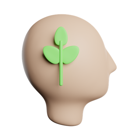 Mind Growth  3D Icon