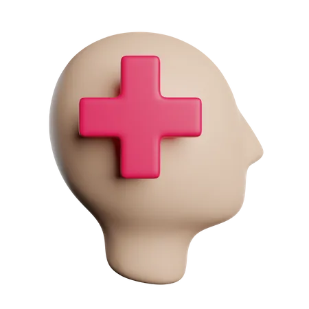 Mind Health Mental 3D Icon