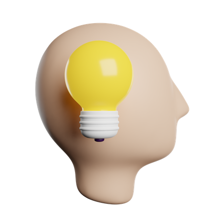 Mind Idea  3D Icon
