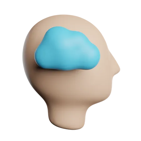 Mind Imagination Idea 3D Icon