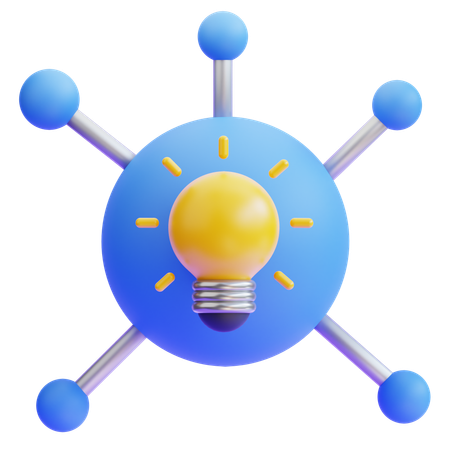 Mind maping  3D Icon
