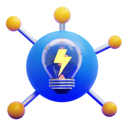 Mind Mapping  3D Icon