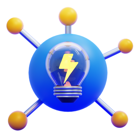 Mind Mapping  3D Icon