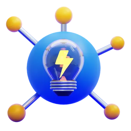 Mind Mapping  3D Icon