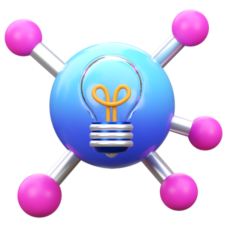 Mind Mapping  3D Icon