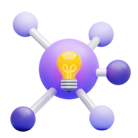 Mind Mapping  3D Icon