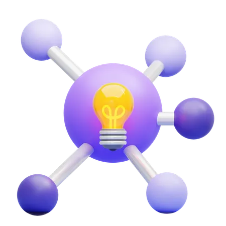 Mind Mapping  3D Icon