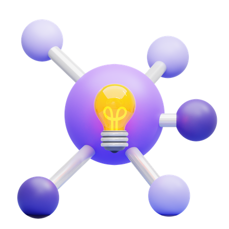 Mind Mapping  3D Icon