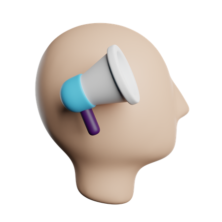 Mind Marketing  3D Icon
