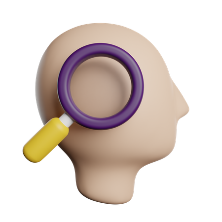 Mind Research  3D Icon