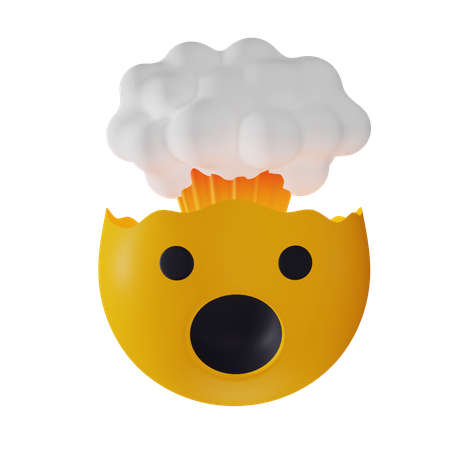 Mindblowing Emoji  3D Icon