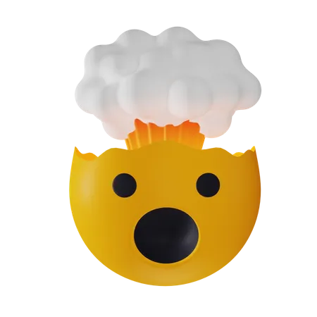 Mindblowing Emoji  3D Icon