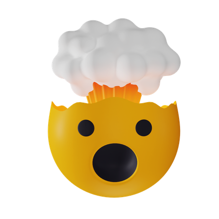 Mindblowing Emoji 3D Icon