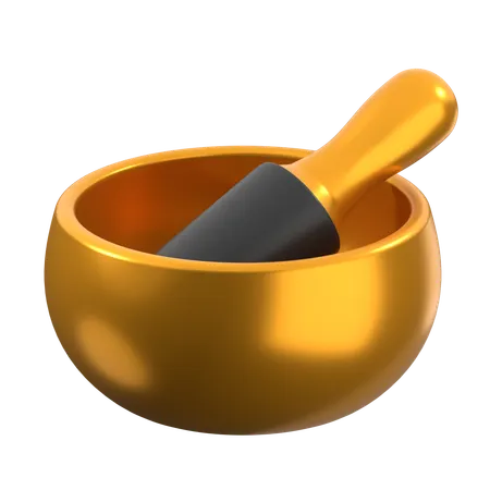 마음챙김 종  3D Icon
