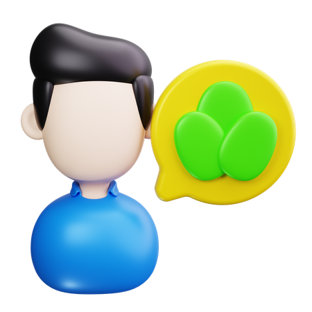 Mindfulness Pose  3D Icon