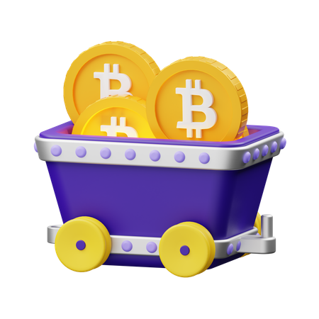 Mine Cart  3D Illustration