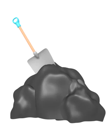 Mine digging  3D Icon