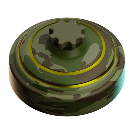 Mine terrestre  3D Icon