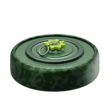 Mine terrestre  3D Icon