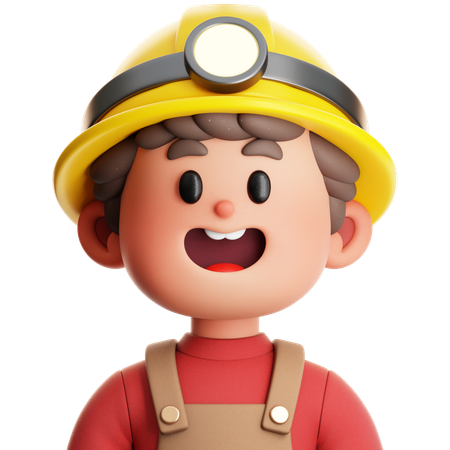 Miner  3D Icon