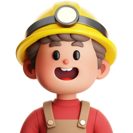 Miner  3D Icon