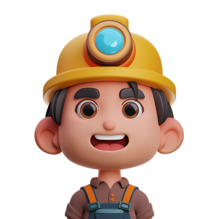 Miner 3D Icon