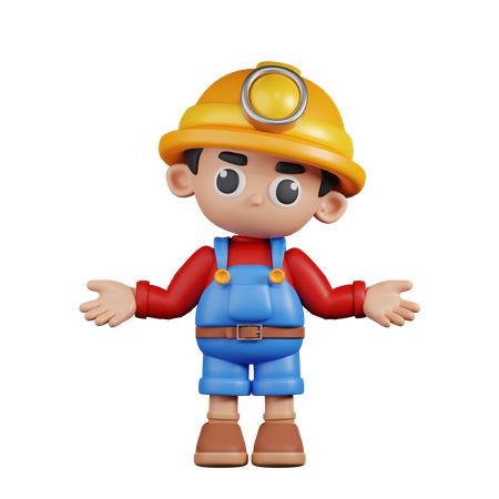 Miner Has No Idea  3D Icon
