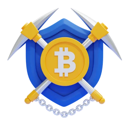 Mineração de bitcoin  3D Icon