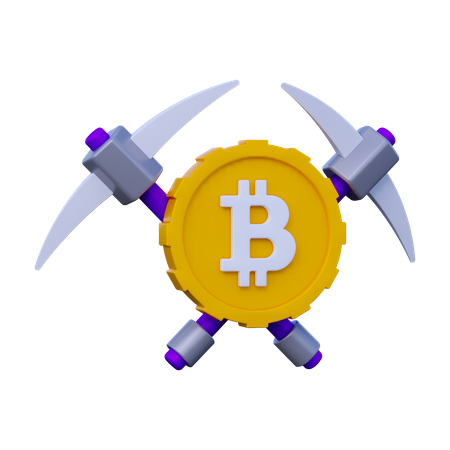 Imitação de bitcoin  3D Icon