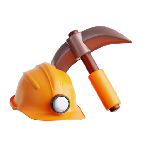Mineração de construção  3D Icon