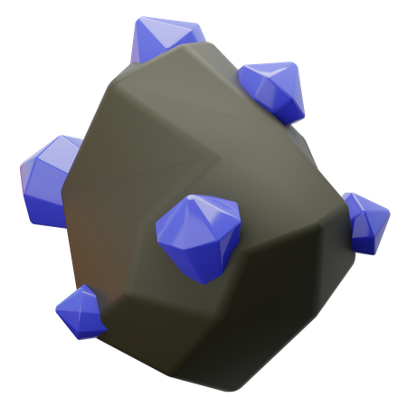 Minerai de fer  3D Icon