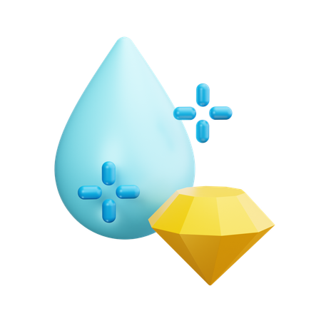 Mineral Water  3D Icon