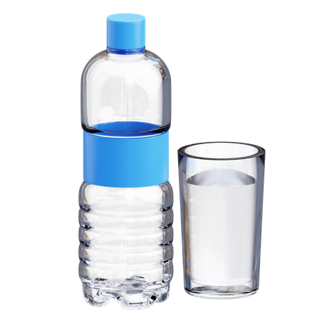 Mineral Water  3D Icon