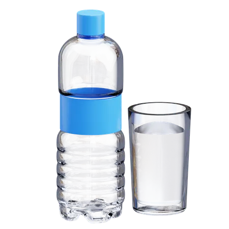 Mineral Water  3D Icon