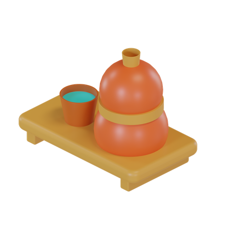 Mineral Water  3D Icon