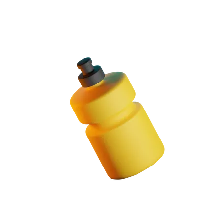 MINERAL WATER BOTTLE ISOLATED 3 D RENDER 3D Icon