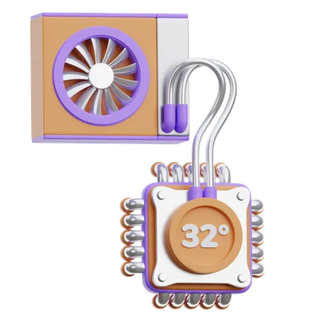 Minería de CPU  3D Icon