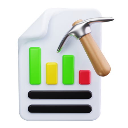 Procesamiento de datos  3D Icon