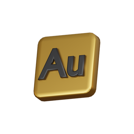 Minério de ouro  3D Icon