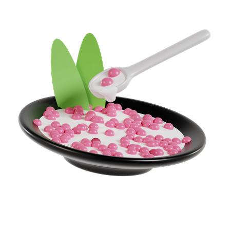 Mingau de sagu  3D Icon