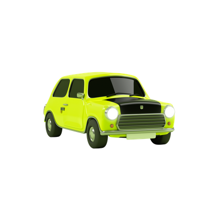 Mini Auto  3D Illustration