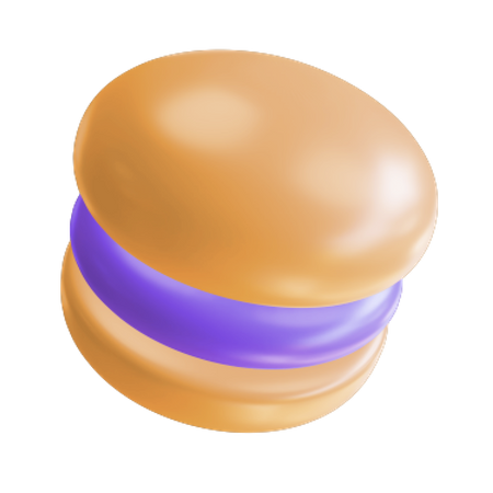 Mini Burger 3D Illustration