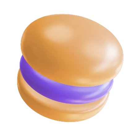 Mini Burger  3D Illustration