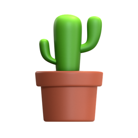 Mini plante de cactus  3D Icon