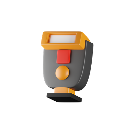 Flash d'un mini appareil photo  3D Icon