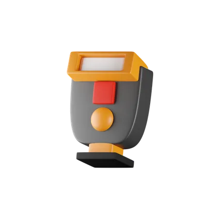 Flash d'un mini appareil photo  3D Icon
