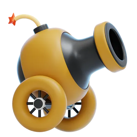 MINI CANNON  3D Icon