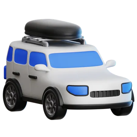Mini Car  3D Icon
